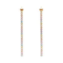 Rainbow Earrings with zircons