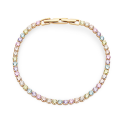 Rainbow Tennis bracelet with zircons