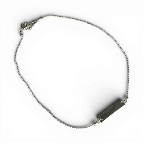 Silver anklet